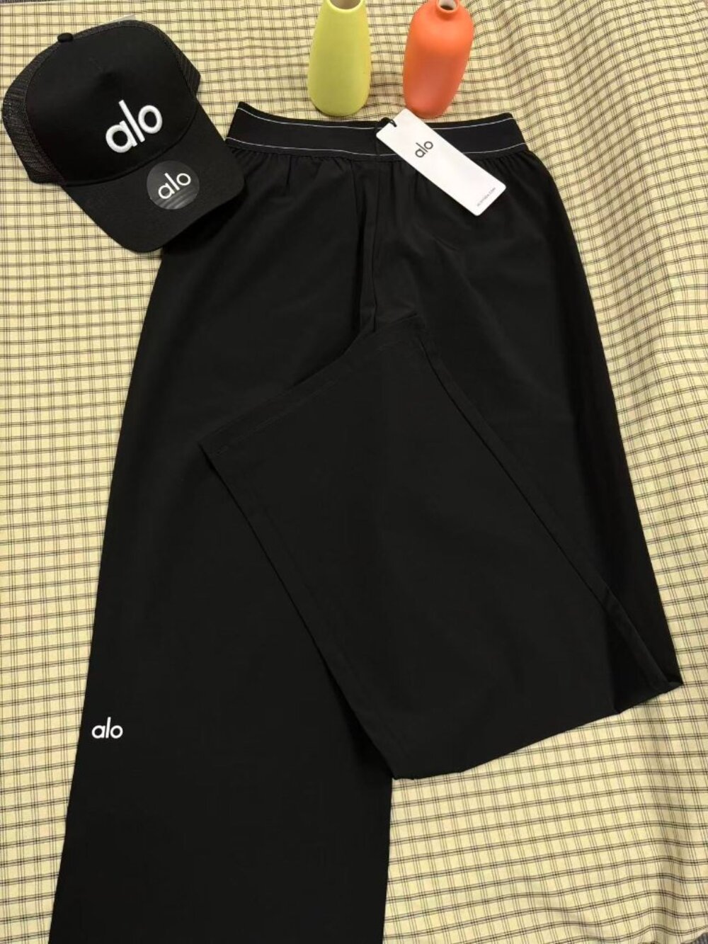 🆕Alo Yoga Suit Up Trouser Black Regular🖤 Loose Fit Pants - Picture 6 of 13